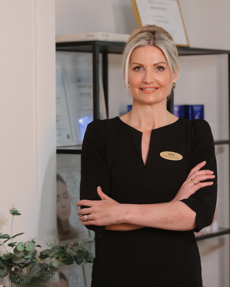 about Irina Evans. aesthetic nurse